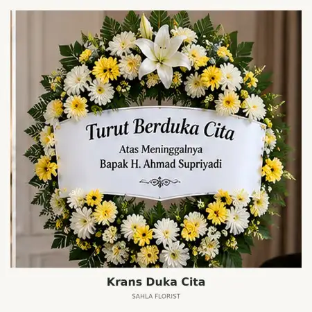 Krans Bunga Duka Dramaga